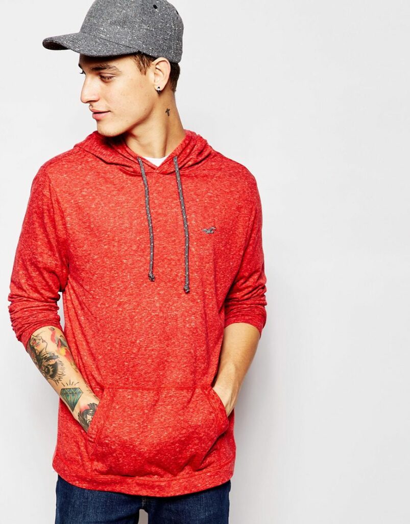 Hoodie in Jersey