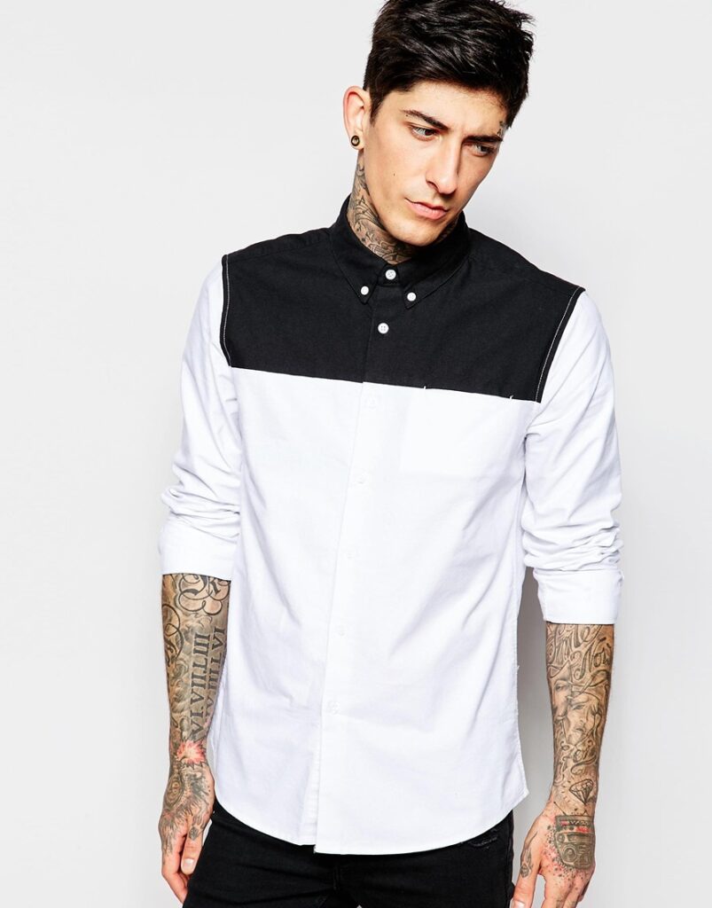 Monochrome Shirt in Long Sleeve