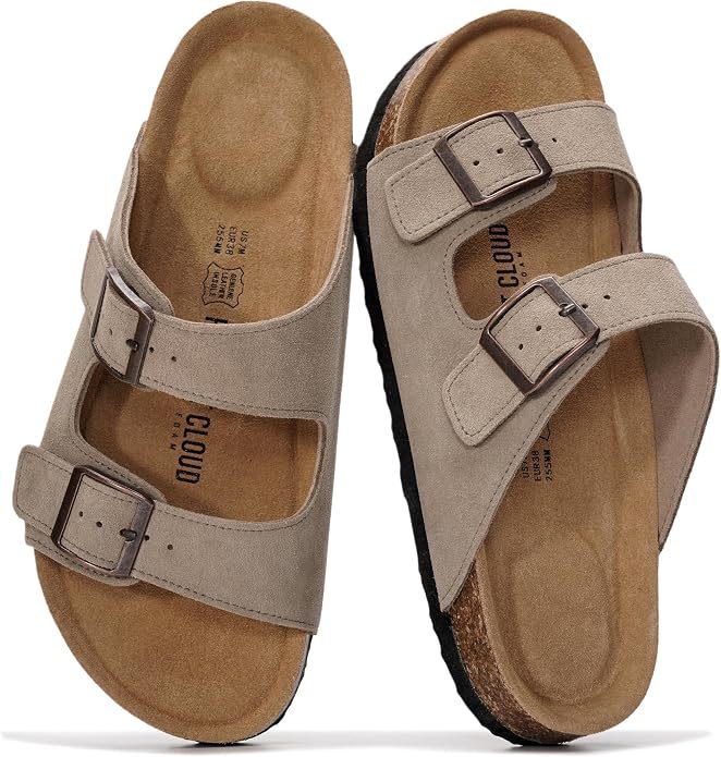 Style Me Leather Slide Sandals